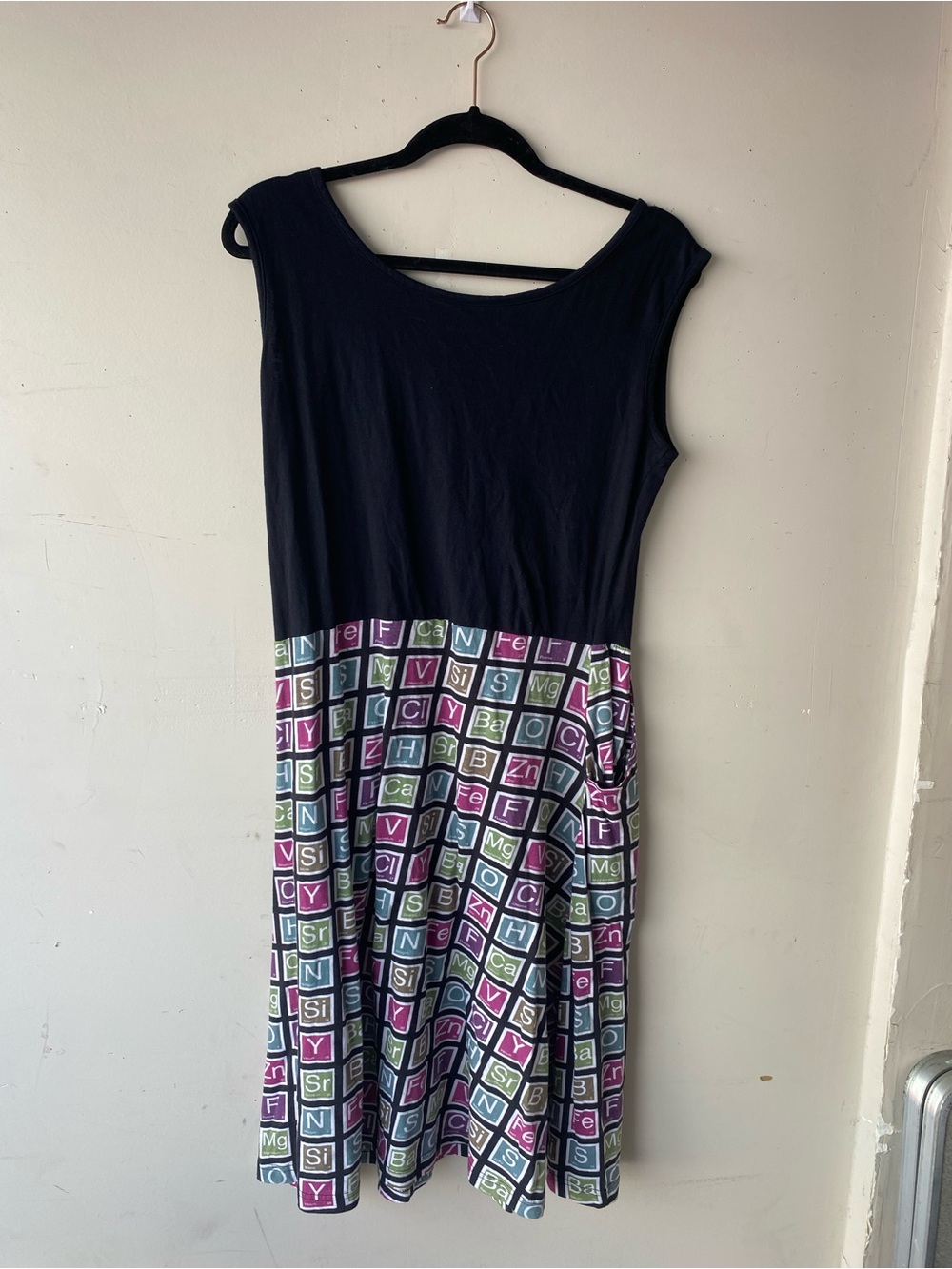 Svaha Periodic Table Dress 10 Organic Cotton Pockets Science Teacher Geek Chic - Picture 4 of 12